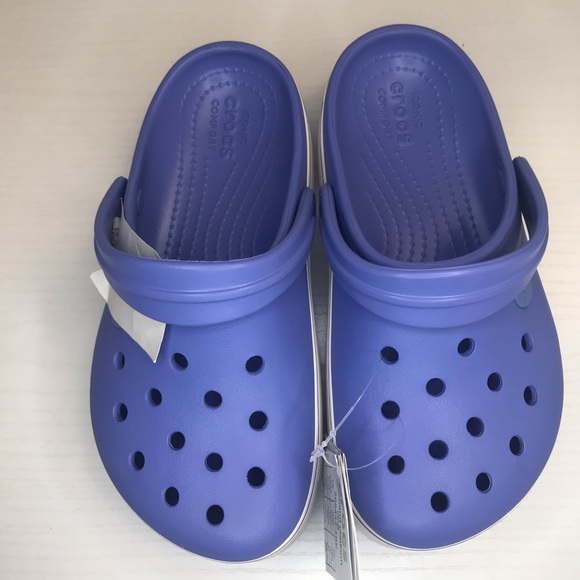 CROCS | Shoes | Brand New Purpleblue Platform Crocs Nwt | Poshmark